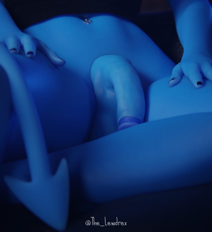 shiver-hentai-–-blue-body,-tail,-nude,-blender,-female,-completely-nude-female