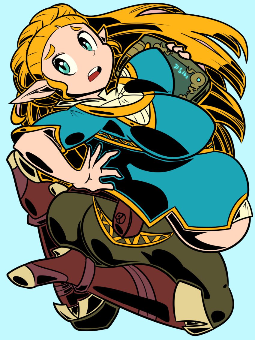 the-legend-of-zelda-porn-–-belly,-bewildered-angel,-big-belly,-blue-eyes,-pants,-solo,-looking-back