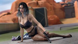 fade-sex-art-–-outdoors,-ls,-fishnets,-pistol,-female-only,-weapon,-female