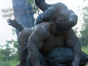 resident-evil-game-hentai-–-capcom,-abs,-hair,-covering-mouth,-muscular-humanoid,-monster,-nude