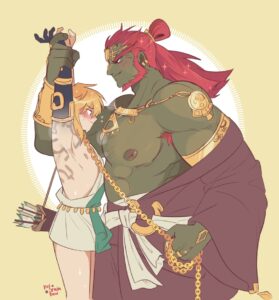 the-legend-of-zelda-game-hentai-–-dark-skin,-dark-skinned-male,-bracer,-muscular-male,-imminent-sex,-highres,-blush