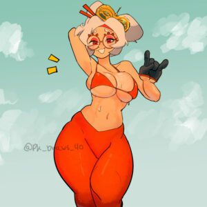the-legend-of-zelda-hentai-art-–-bikini,-pantyhose,-thick-thighs,-solo,-ls
