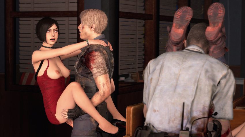 resident-evil-game-porn-–-raised-leg,-group-sex,-claire-redfield,-mrmorden,-standing-sex,-interracial,-black-hair