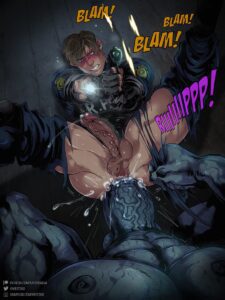 resident-evil-hentai-–-gay,-monster,-muscular,-onomatopoeia