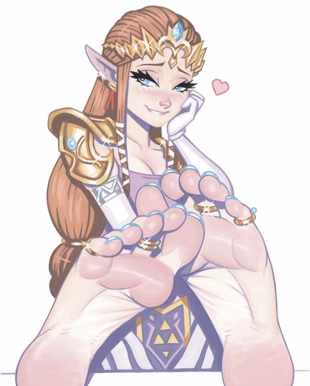 the-legend-of-zelda-hentai-art-–-bare-feet,-barefoot,-female,-toe-ring