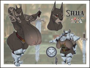 the-legend-of-zelda-game-porn-–-skimpy,-unconvincing-armor,-huge-areola,-canid,-lips,-nipples,-ass