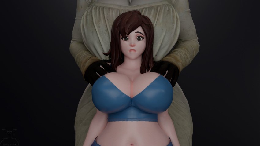 mei-rule-–-bbw,-yoga-pants,-blender,-big-belly,-cg