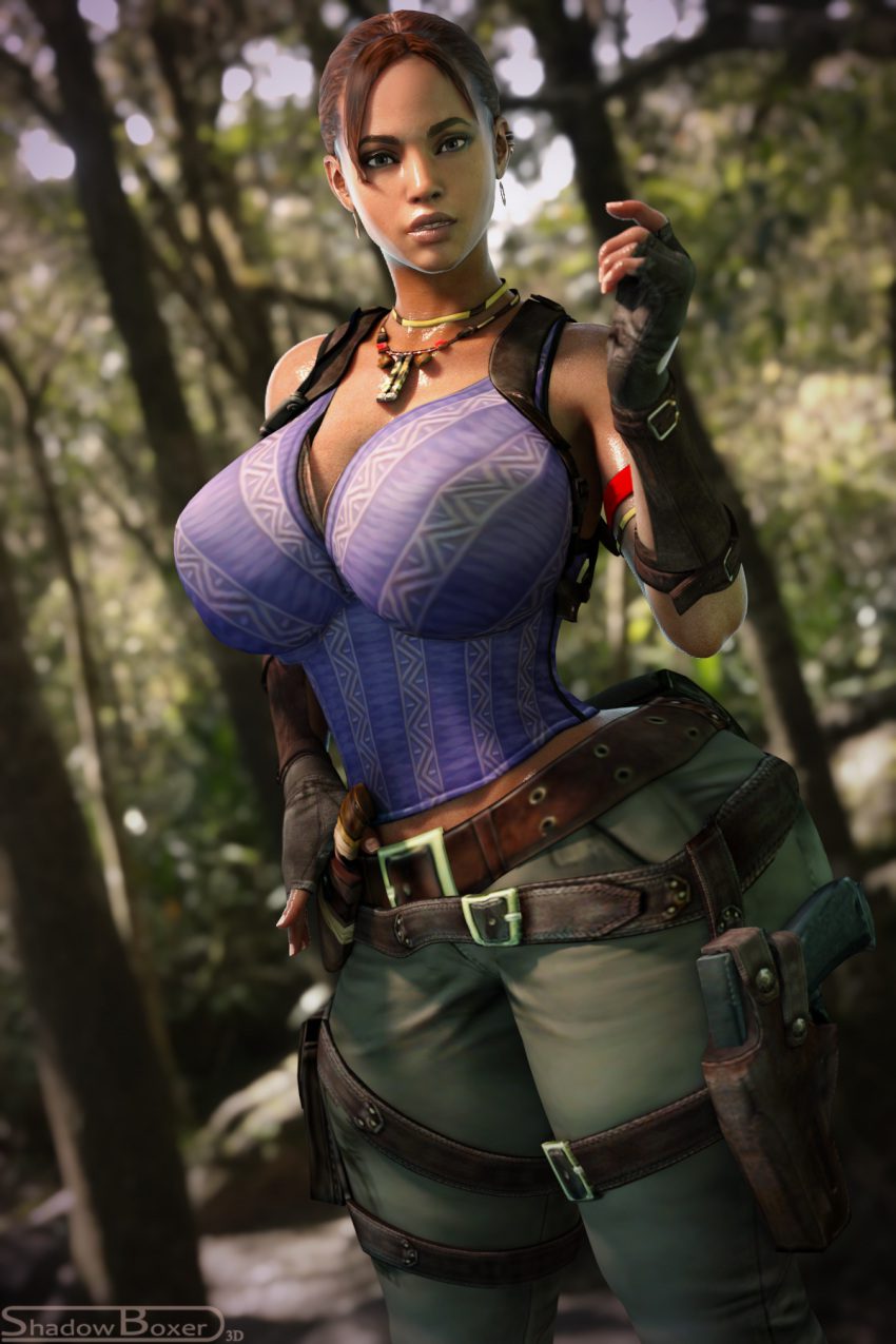 resident-evil-sex-art-–-ass,-huge-breasts,-huge-thighs,-looking-at-viewer,-breasts,-thick-thighs