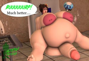 mei-hentai-xxx-–-solo,-breasts,-bloated,-nude-futanari,-brown-hair,-3d