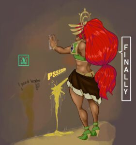 the-legend-of-zelda-hentai-xxx-–-dark-skinned-female,-breath-of-the-wild,-urine,-dark-skin,-muscular-female,-urbosa