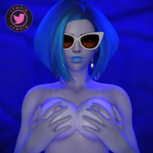 overwatch-xxx-art-–-hoop-earrings,-breasts,-hoop-earrings-oversized,-blue-lips,-blue-body,-hands-on-breasts