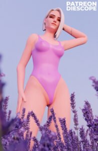 ashe-sex-art-–-swimsuit,-nipples-visible-through-clothing,-hand-behind-head,-medium-breasts,-solo-focus,-hi-res