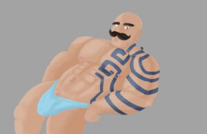 league-of-legends-hentai-–-tattooed-arm,-abs,-moustache,-tight-clothing