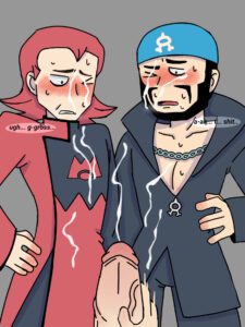 archie-rule-porn,-maxie-rule-porn-–-text-bubble,-showing-penis,-red-hair,-pokemon-rse,-sweating,-team-magma