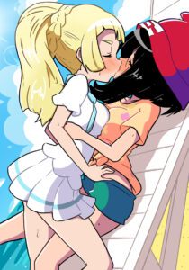 lillie-rule,-selene-rule-–-pocha,-black-hair,-legs,-game-freak,-yuri