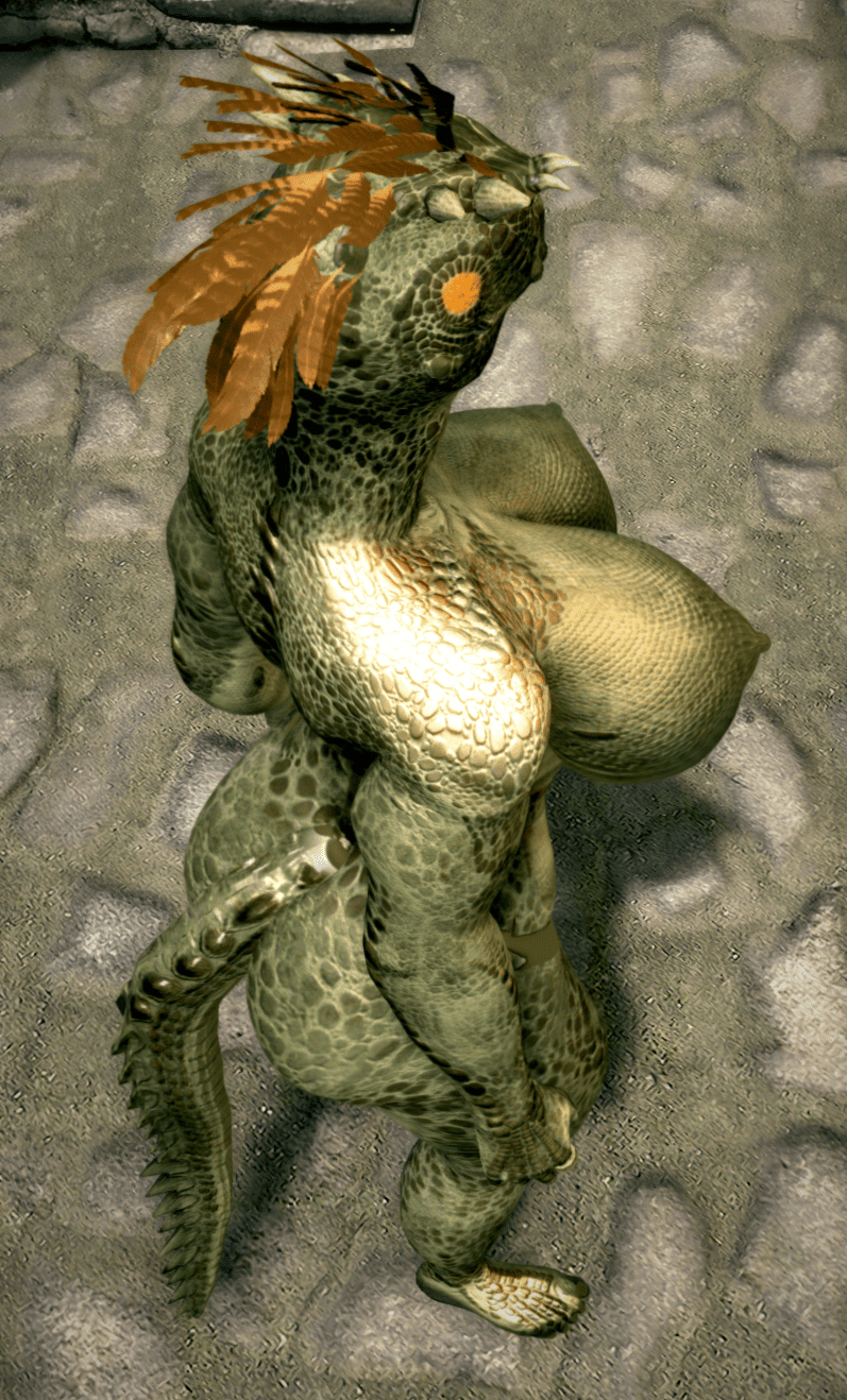 skyrim-rule-–-screenshot,-big-breasts,-green-skin,-tail