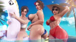 resident-evil-game-porn-–-beach,-female-only,-resident-evil-make,-brown-hair,-large-breasts,-big-ass,-female