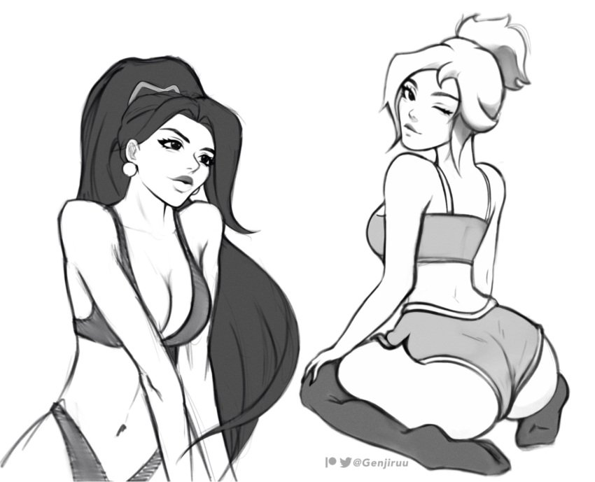 jett-porn,-sage-porn-–-back-view,-kneehighs,-swimsuit,-underwear