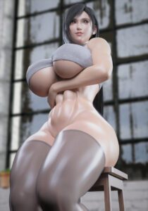 final-fantasy-hentai-art-–-breast-hold,-final-fantasy-vii,-navel,-audrix