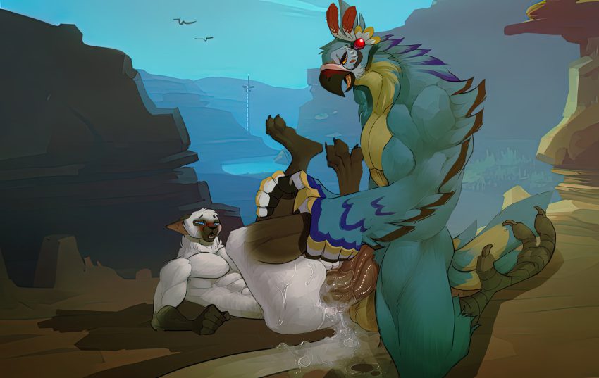 the-legend-of-zelda-hentai-porn-–-kass-(tloz),-white-fur,-male-penetrated,-penetration