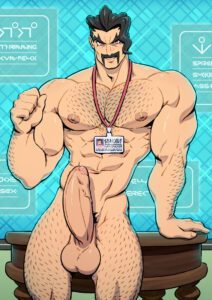 pokemon-hentai-art-–-nude,-male,-muscles,-moustache