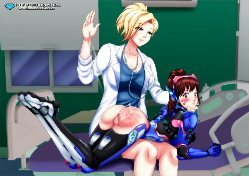 overwatch-free-sex-art-–-dark-red-hair,-blue-eyes,-blizzard-entertainment,-palcomix,-hospital