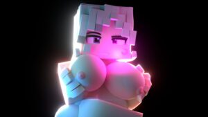 minecraft-game-hentai-–-sticker-on-face,-breasts,-ass,-white-hair,-purple-sticker
