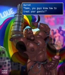 final-fantasy-porn-hentai-–-barret-wallace,-lgbt-pride,-text-box,-dark-skinned-male,-pride-flag,-flag