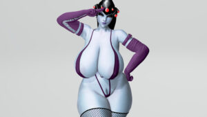 overwatch-sex-art-–-breasts-bigger-than-head,-love-handles,-tattoo,-breasts,-armwear,-wide-hips