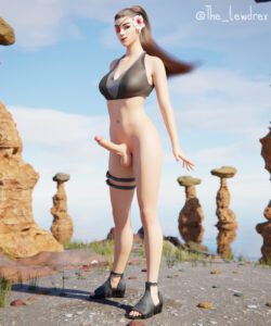 fortnite-sex-art-–-futanari,-highres,-half-naked,-big-penis,-outdoors
