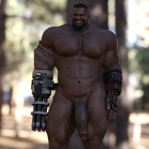 final-fantasy-hot-hentai-–-muscular,-bara,-big-penis,-barret-wallace,-dark-skinned-male