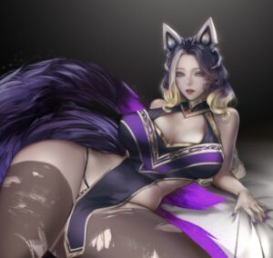 league-of-legends-hentai-–-clothing,-long-hair,-multiple-tails,-fluffy-tails,-alternate-hair-color,-alternate-hairstyle