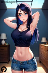 league-of-legends-game-porn-–-ai-generated,-caitlyn-kiramman,-arms-behind-head,-large-breasts
