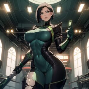 viper-hentai-–-fit-female,-nipples-visible-through-clothing,-bodysuit,-big-breasts