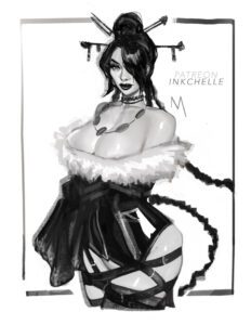 lulu-xxx-art-–-corset,-hair-ornament,-thick-female