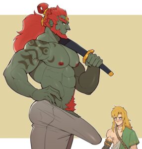 the-legend-of-zelda-rule-xxx-–-ganondorf-(tears-of-the-kingdom),-vein,-huge-bulge,-solo-male