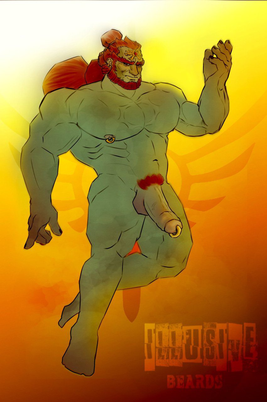 the-legend-of-zelda-free-sex-art-–-muscles,-ganondorf,-red-hair,-male,-facial-hair,-male-only,-tears-of-the-kingdom