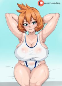 kasumi-hentai-xxx-–-solo-focus,-wide-hips,-hands-behind-head,-female-only,-big-breasts,-swimsuit,-ttrop
