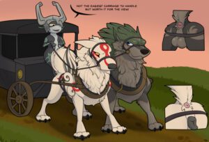 the-legend-of-zelda-free-sex-art-–-carriage,-grey-fur,-canid