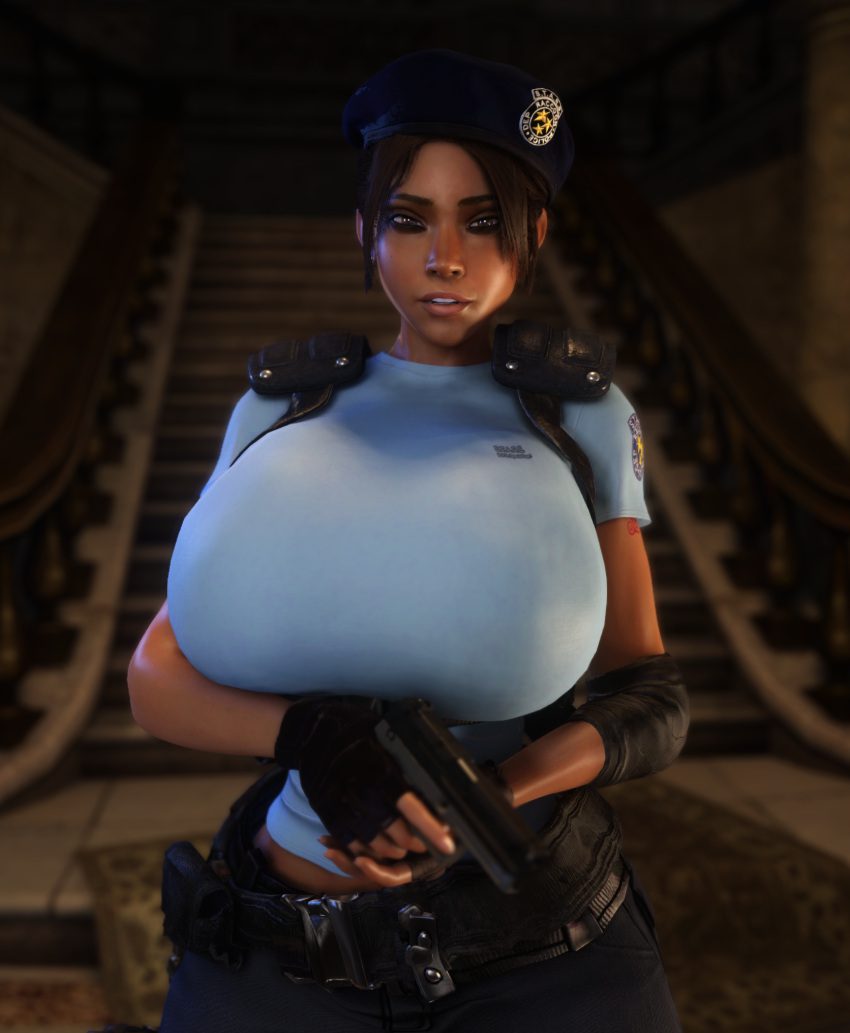 resident-evil-porn-hentai-–-ls,-holding-object,-holding-weapon,-fingerless-gloves,-pants