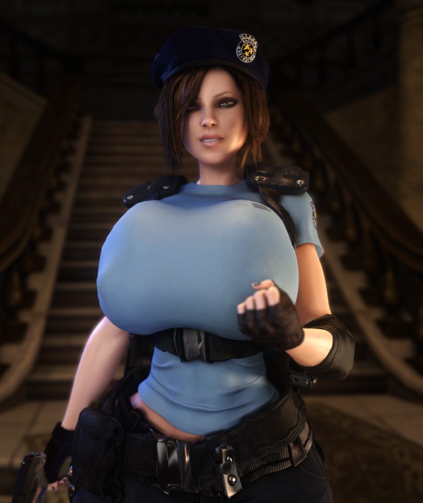 resident-evil-hentai-porn-–-alternate-breast-size,-brown-hair,-huge-breasts,-clothed