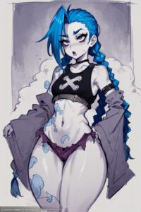jinx-rule-–-:o,-steaming-body,-tattoos,-stable-diffusion,-wide-thighs