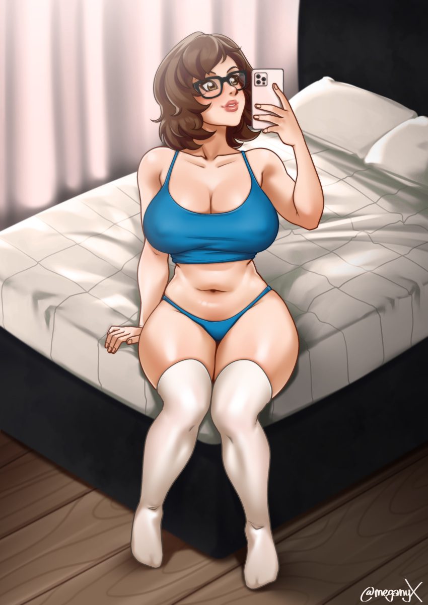 mei-free-sex-art-–-glasses,-wide-hips,-chubby-female,-big-breasts,-nipples-visible-through-clothing,-thick-thighs,-brown-hair