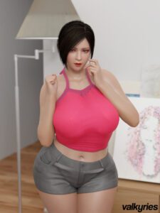 resident-evil-xxx-art-–-red-clothing,-large-breasts,-valkyries