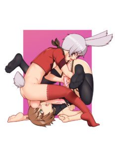 final-fantasy-game-hentai-–-short-hair,-thighhighs,-one-eye-closed,-brown-hair,-bunny-tail