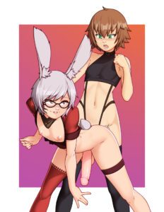 final-fantasy-free-sex-art-–-black-thighhighs,-glasses,-from-behind