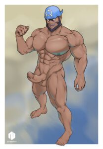 archie-rule-porn-–-beard,-male,-male-only,-solo,-black-hair,-muscular,-dilf