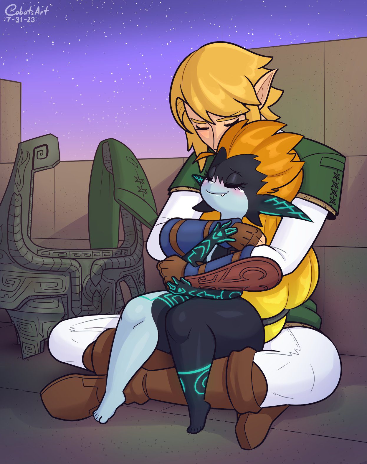 the-legend-of-zelda-game-porn-–-midna,-,-link-(twilight-princess),-cuddling