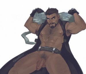 reaper-rule-–-barazoku,-muscular-male,-activision,-balls,-overwatch-lizzard-entertainment,-male-pubic-hair