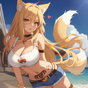 league-of-legends-hentai-–-ahri,-ai-generated,-breasts,-white-shirt